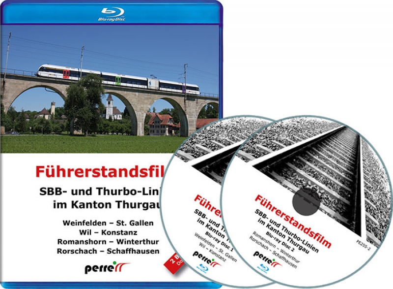 Bluray-Disc «SBB- und Thurbo-Linien im Kanton Thurgau»
